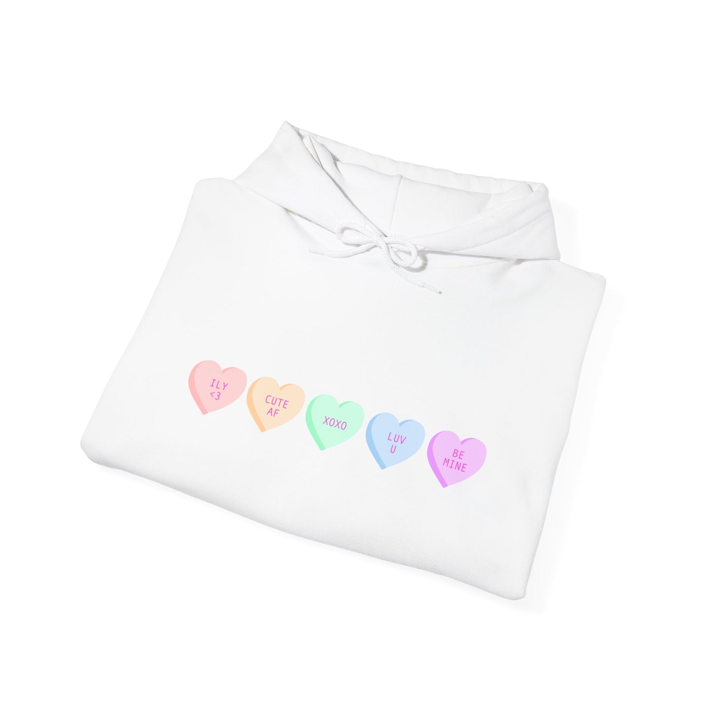 Conversation Hearts Unisex Heavy Blend™ Hooded Sweatshirt