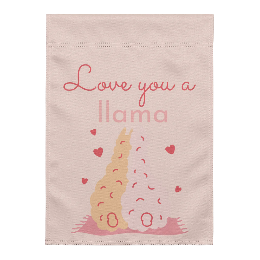 Llama Bliss Garden Banner