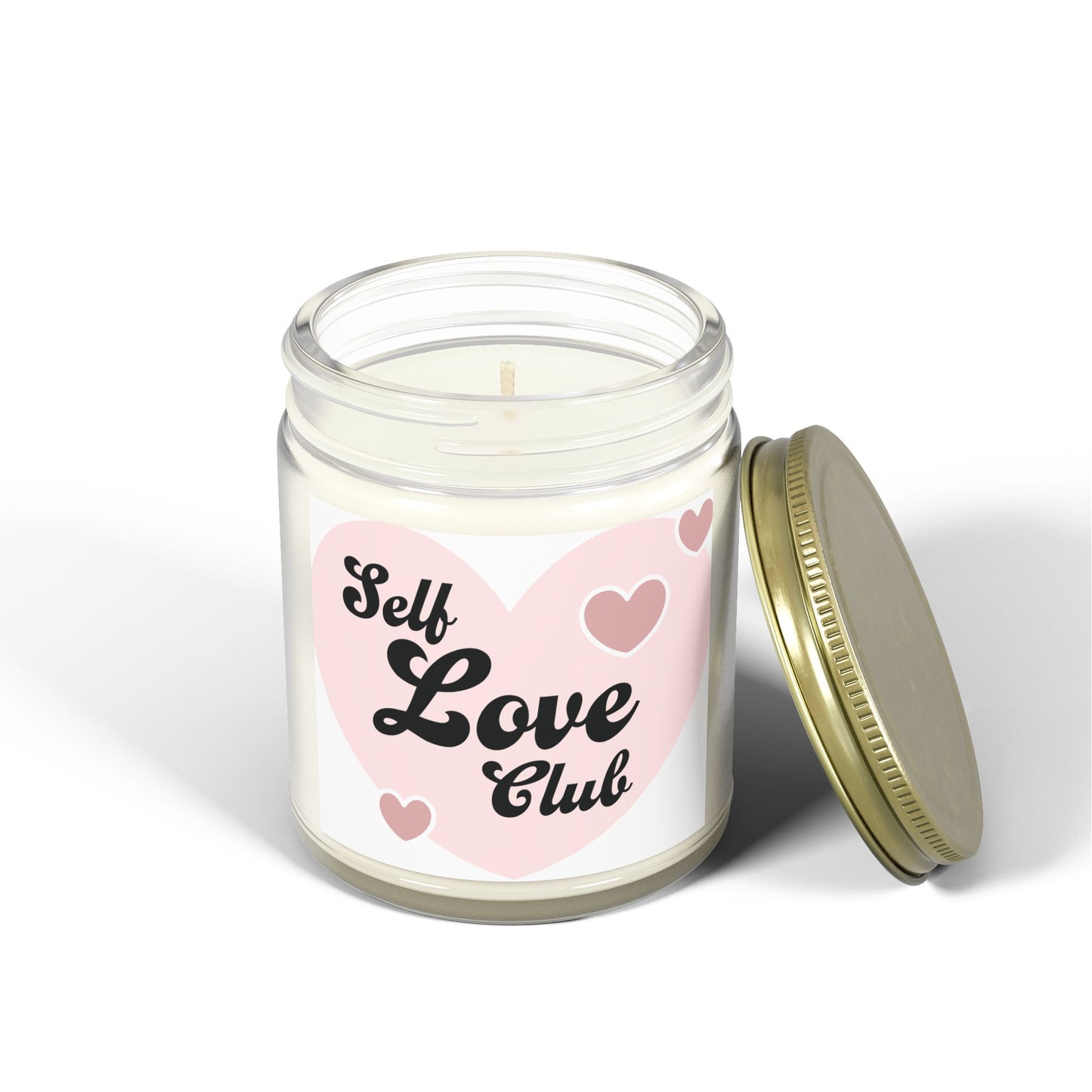 Self Care Scented Candles, Coconut Apricot Wax (4oz, 9oz)