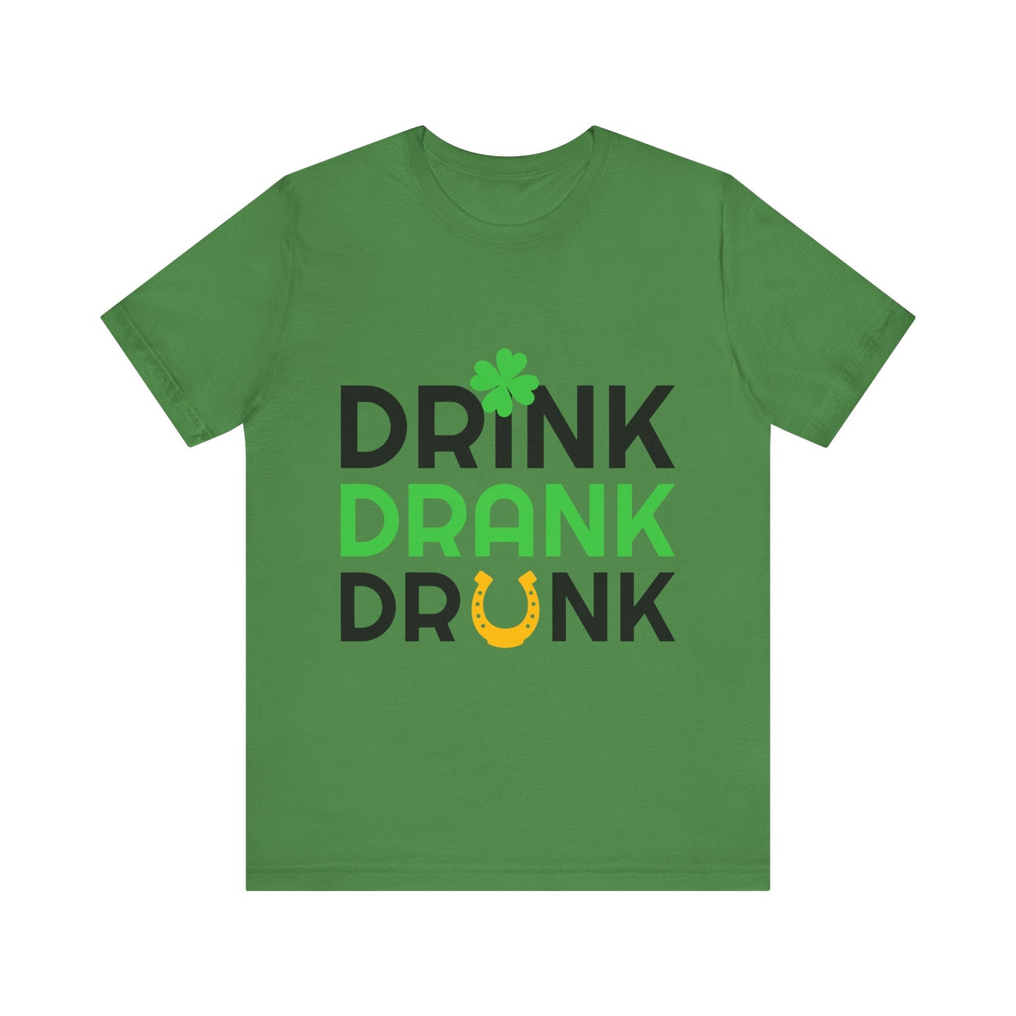 Drink Drank Drunk Unisex Jersey Short Sleeve Tee