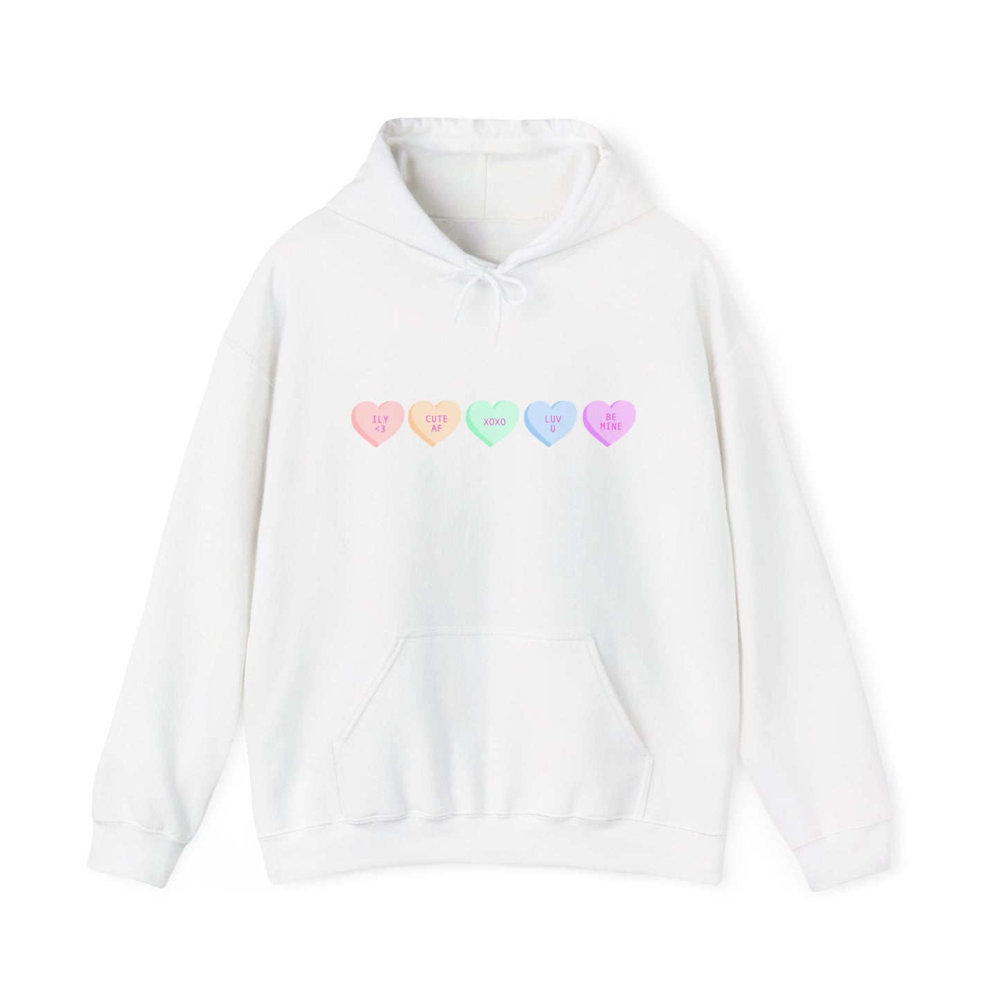 Conversation Hearts Unisex Heavy Blend™ Hooded Sweatshirt