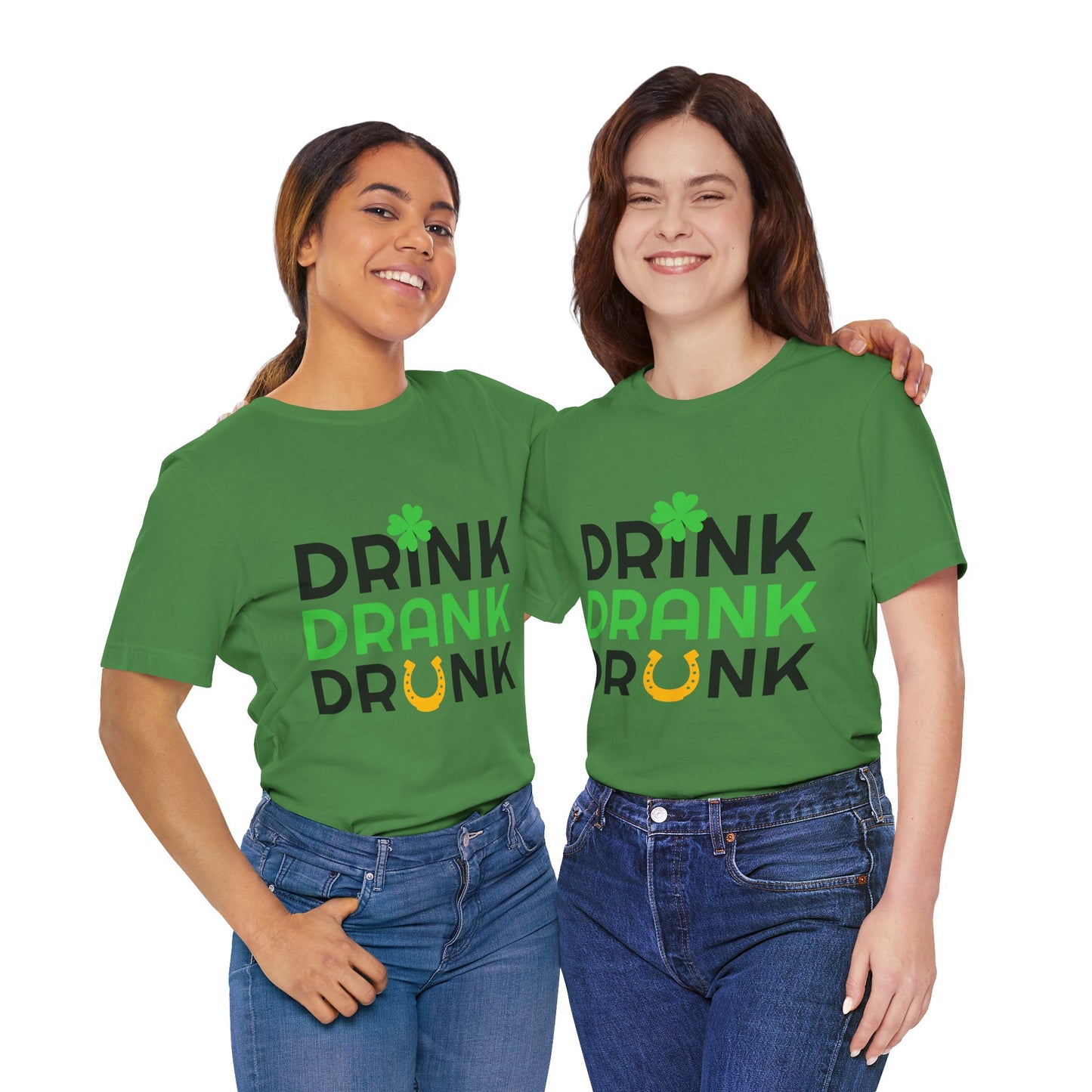 Drink Drank Drunk Unisex Jersey Short Sleeve Tee