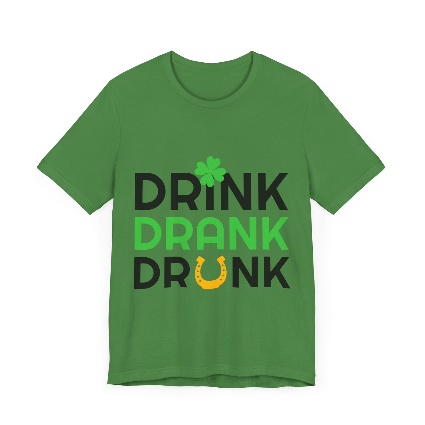 Drink Drank Drunk Unisex Jersey Short Sleeve Tee